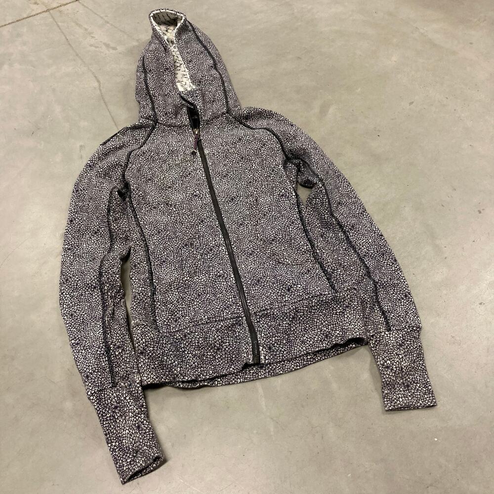 Gray Lululemon zip up hoodie